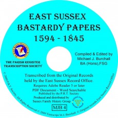 East Sussex Bastardy Papers 1594-1845